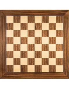 Tauler escacs fusta Noguera 50 cm. superior Rechapados Ferrer