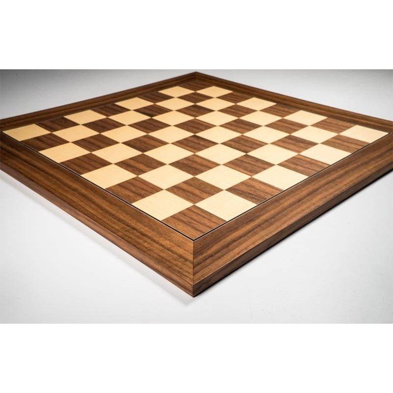 Tauler escacs fusta Noguera 50 cm. superior Rechapados Ferrer
