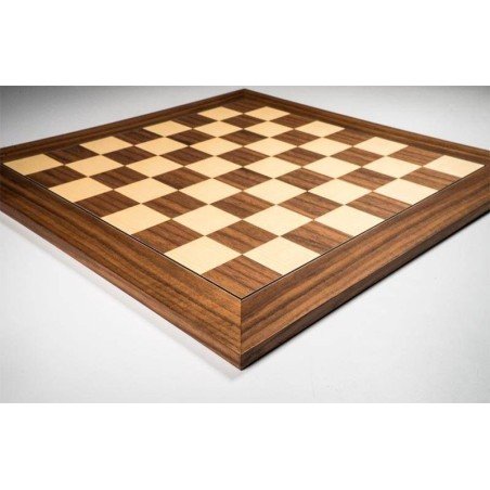 Tauler escacs fusta Noguera 50 cm. superior Rechapados Ferrer