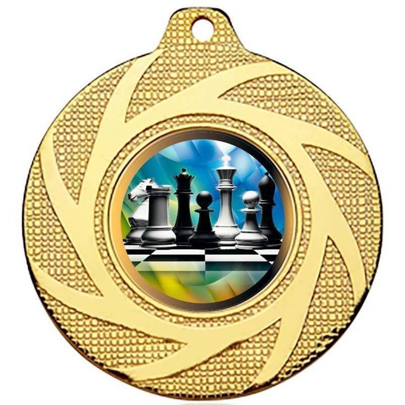 Chess gold medal for your championships. 70mm All the sports