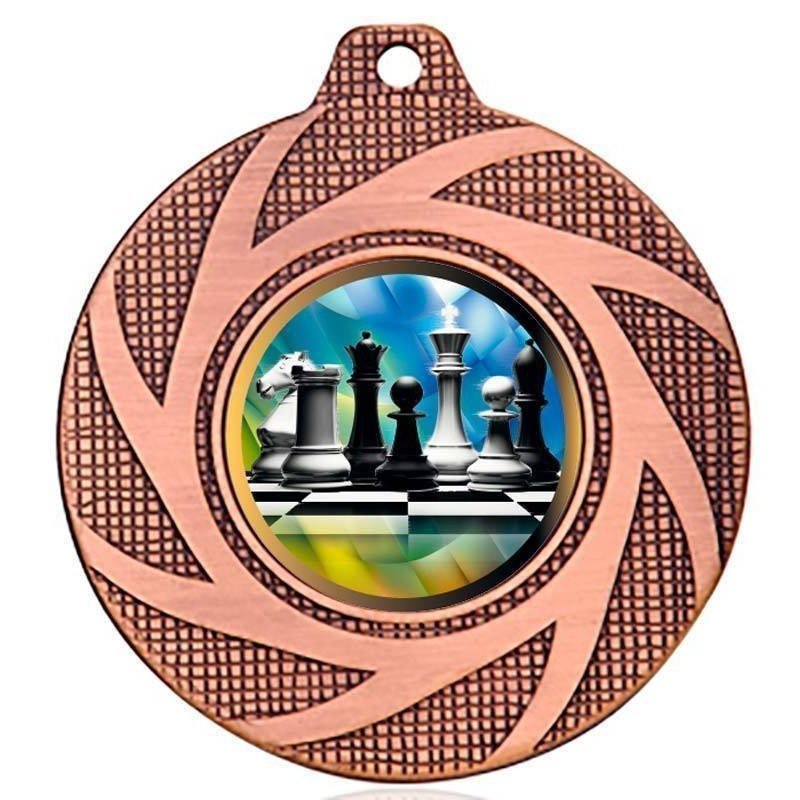 Chess coure medal for your championships. 70mm All the sports