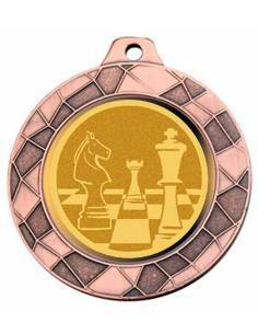 Chess cobre medal for your championships. 70 mm All the sports