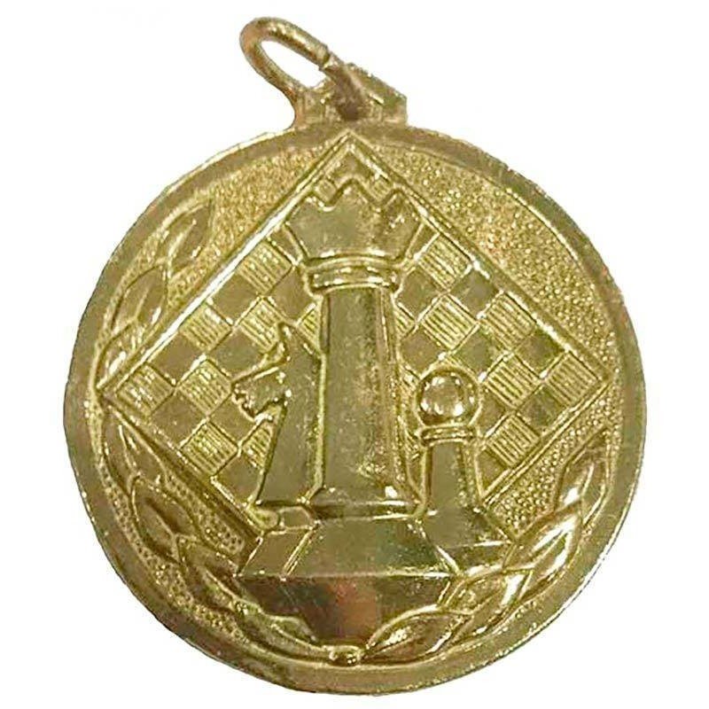 Medalles d´escacs amb dissenys macos