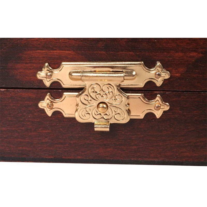 Mahogany flat box save chess pieces