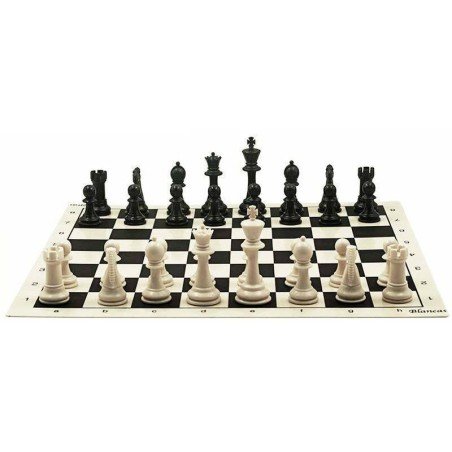 Tablero y piezas de ajedrez para colegios