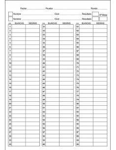 Chess worksheets (original and copy)