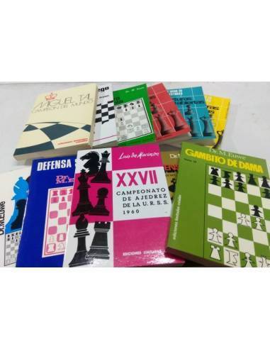 Lot oferta 11 llibres d'escacs històrics