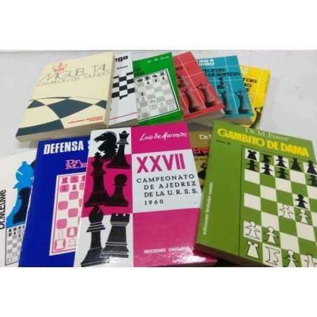 Lot oferta 11 llibres d'escacs històrics