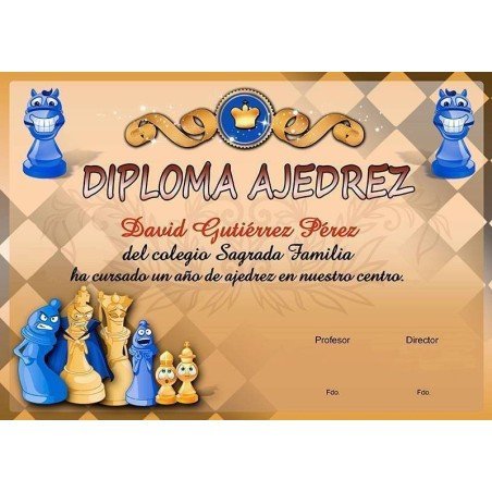 Diplomes personalitzats A-4
