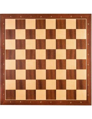 Tablero ajedrez madera Sapelly 45 cm. coordenadas Rechapados Ferrer