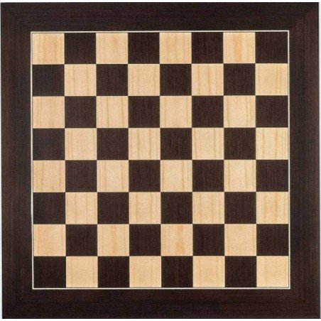 Tablero ajedrez madera Wengue De Luxe  50 cm. Rechapados Ferrer