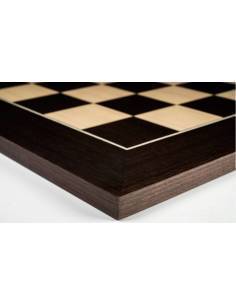 Tauler escacs fusta Wengue De Luxe 50 cm. Rechapados Ferrer