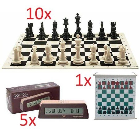 Oferta 3: 10 jocs + mural + 5 rellotges