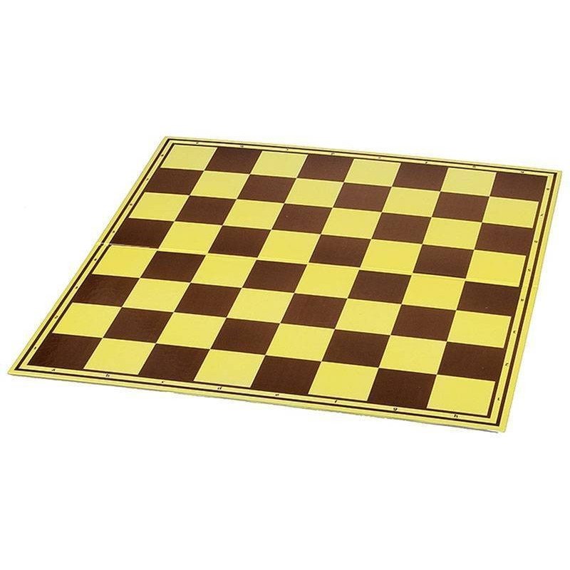 Board chess 50cm plastic folding hardtop yellow