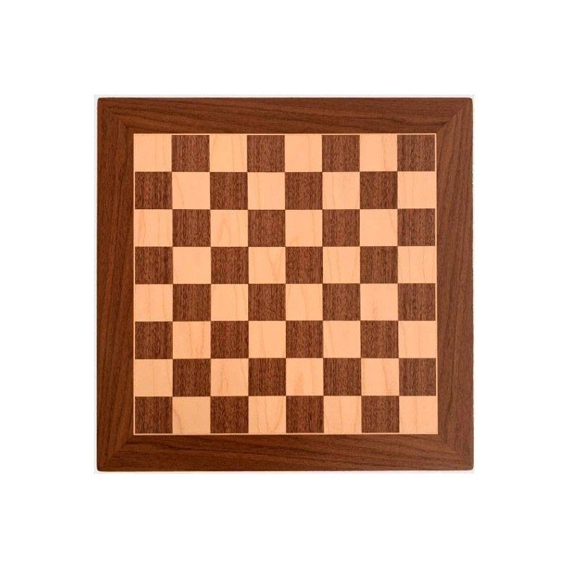 Barcelona Walnut wood top with 45 cm bevel.