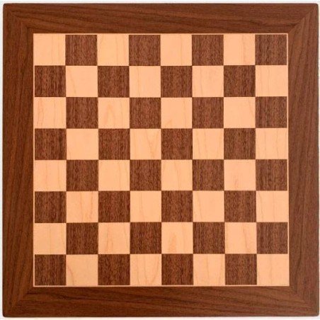 Tablero de madera Nogal Barcelona con biselado 45 cm.