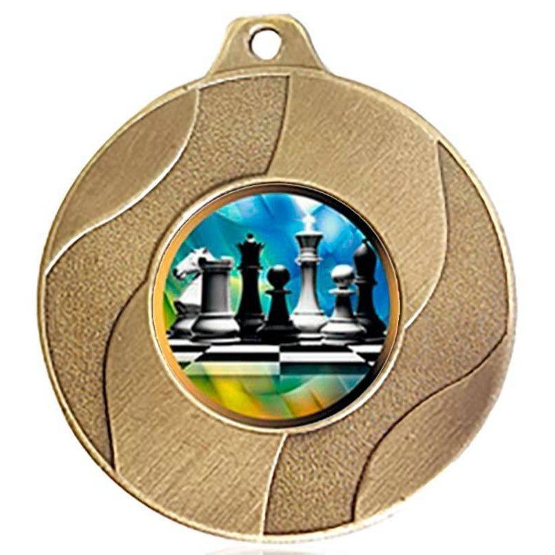 Medalla d´escacs per als seus campionats OR VELL 50 mm. 072L