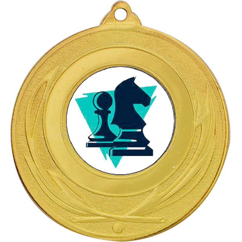 Chess gold medal for your championships. 50mm All the sports Chess gold medal for your championships. 50mm All the sports