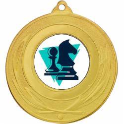 Medalla de oro de ajedrez para sus campeonatos. 40 mm.  Todos los deportes