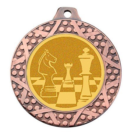 Medallas de ajedrez para sus campeonatos 70 mm.