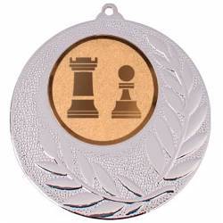 Medalla plata d'escacs per als campionats. 60 mm. Tots els esports