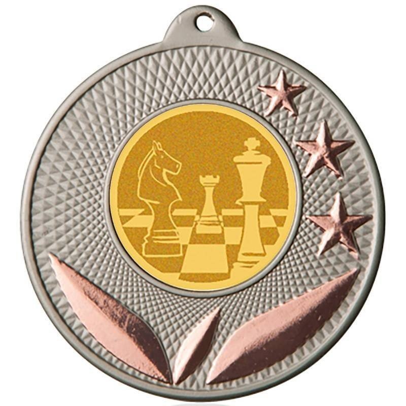 Medalla bronze d'escacs per als campionats. 50 mm. Tots els esports
