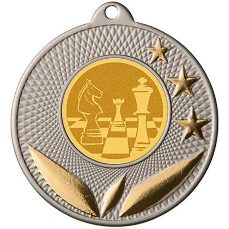 Medalla de oro de ajedrez para sus campeonatos. 50 mm.  Todos los deportes