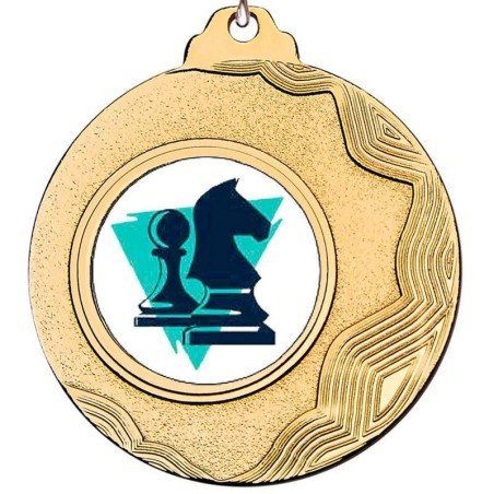 Chess gold medal for your championships. 50mm All the sports