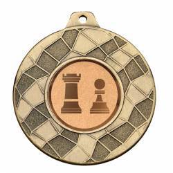 Medalla de bronce de ajedrez para sus campeonatos. 50 mm. 301L Todos los deportes