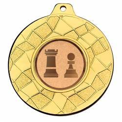 Medalla d'or d'escacs per als campionats. 50 mm. Tots els esports