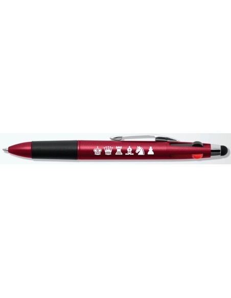 4-colour chess red pen with touch stylus