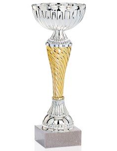 Copa platejada i daurada d’ABS metal·litzat en 4 mides