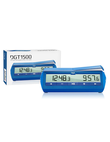 DGT 1500 Blue Digital Chess Clock  8717662822124