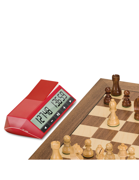 DGT 2500 digital clock used in a chess game