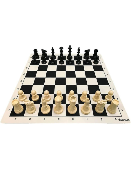 Conjunto de ajedrez Staunton 5/6 con tablero de 45 cm