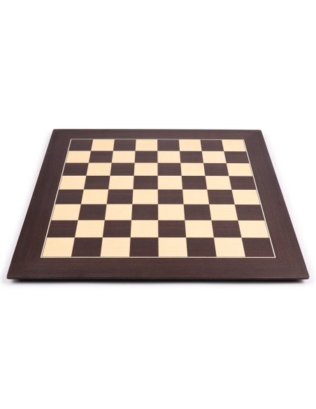 Wenge Barcelona Deluxe Chessboard Front View