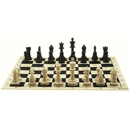 10 tableros de ajedrez de 45 × 45 cm con 10 juegos de piezas Staunton