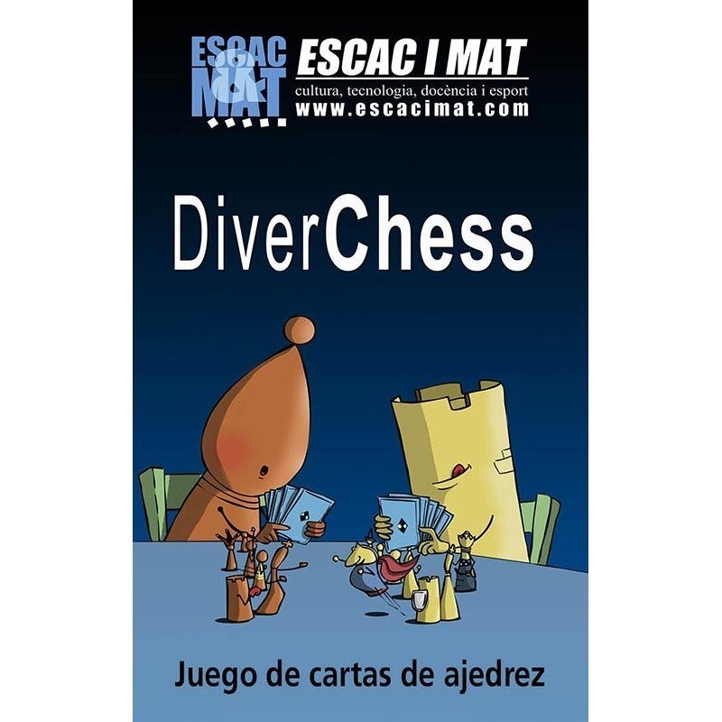 3 juegos de cartas educativas Diverchess para aprender ajedrez