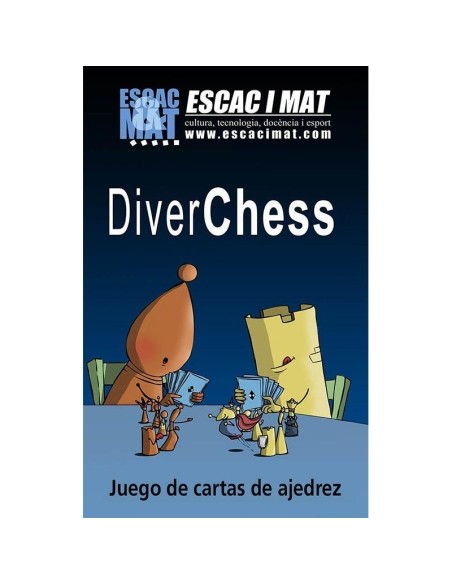 3 juegos de cartas educativas Diverchess para aprender ajedrez