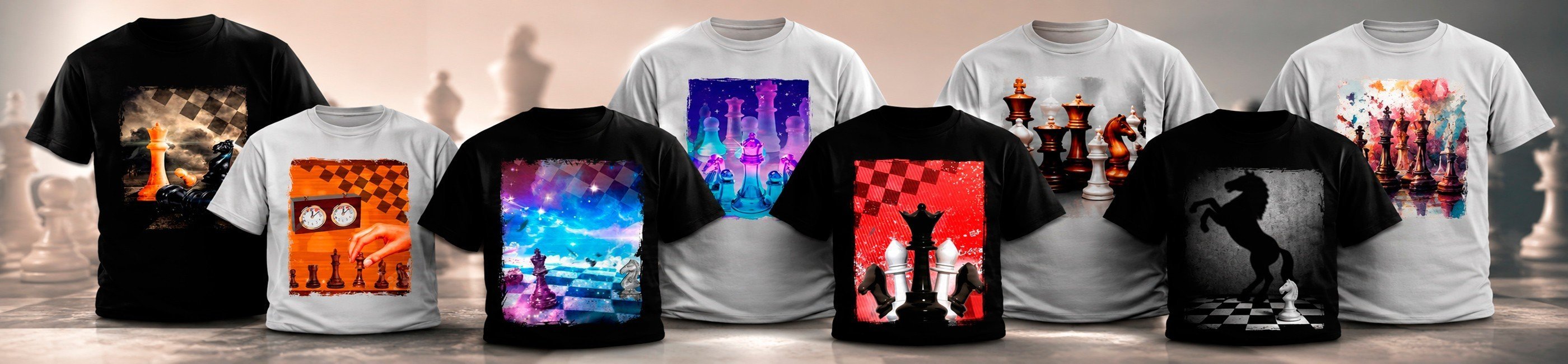 Camisetas de ajedrez