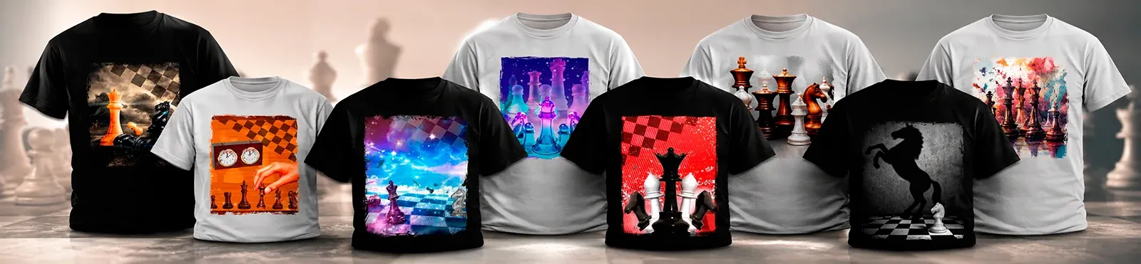 Camisetas de ajedrez