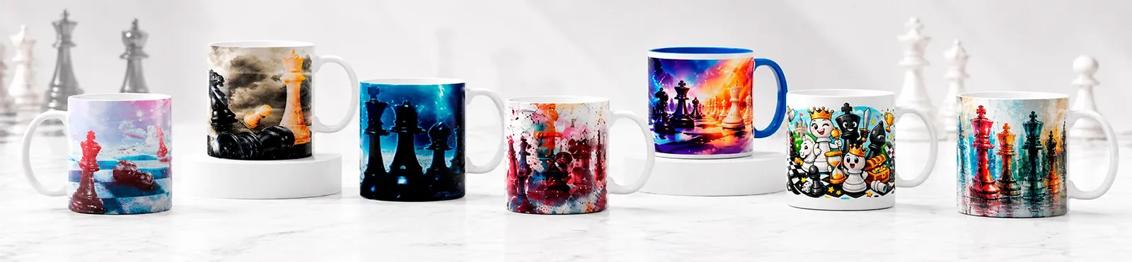 Tazas de ajedrez