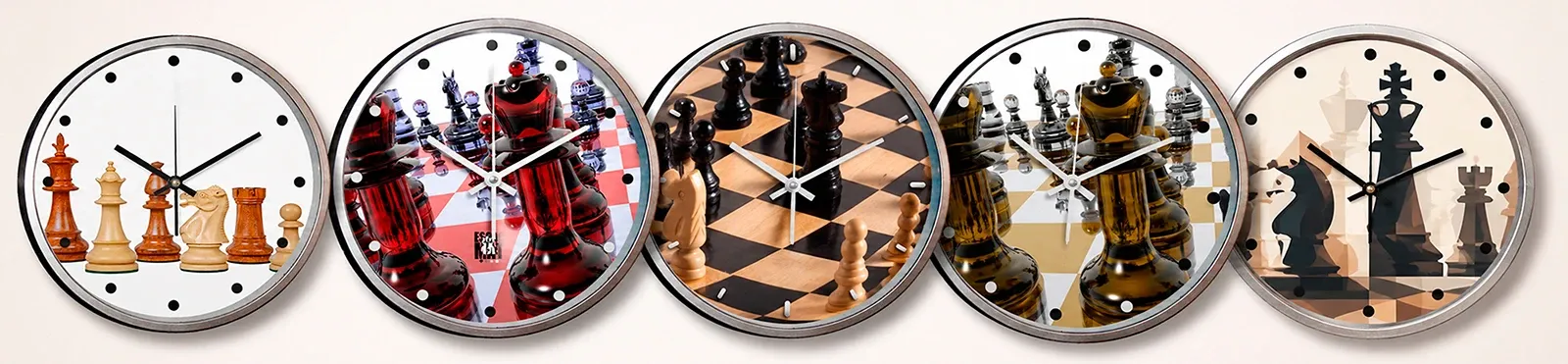 Relojes de pared de ajedrez