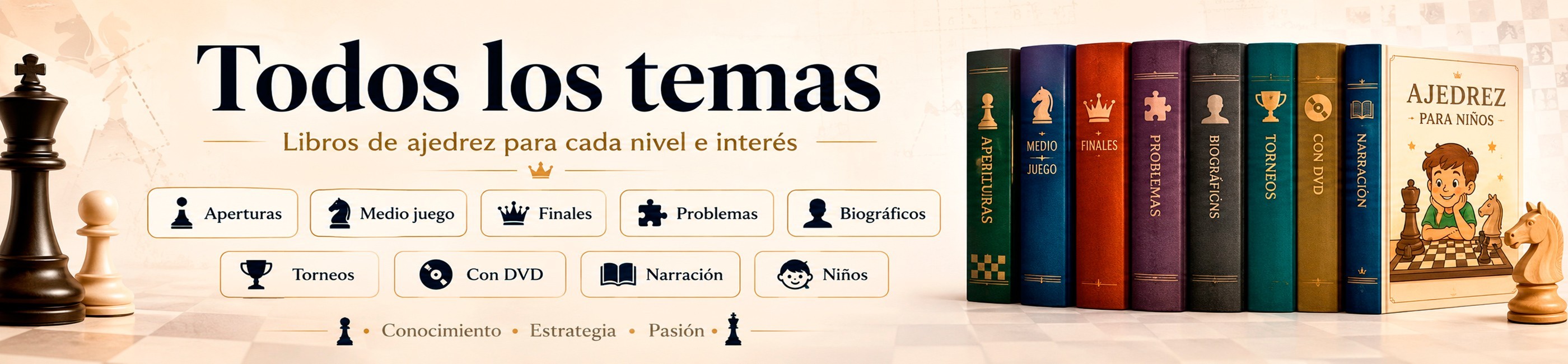 Chess books by topic