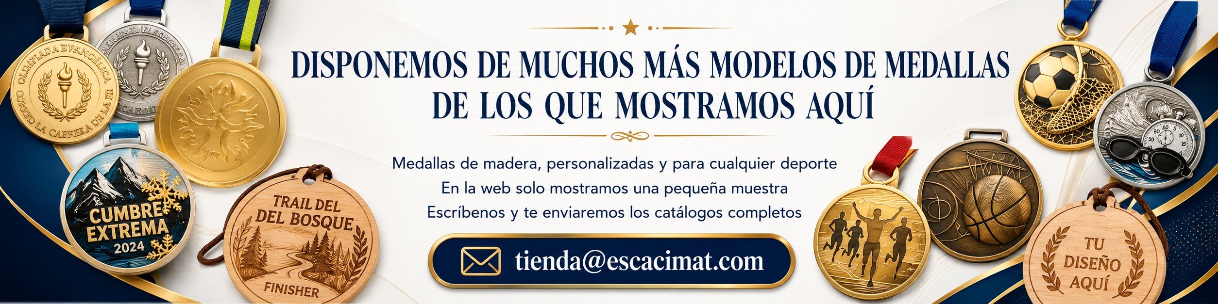 Catálogos completos de copas para torneos y eventos