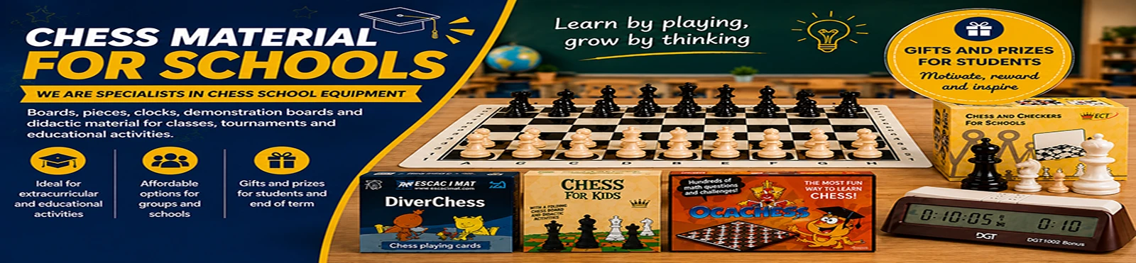 Chess equipment for schools