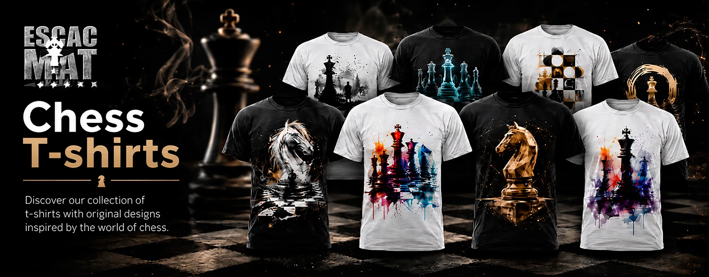 Chess T-shirts for clubs, schools and fans