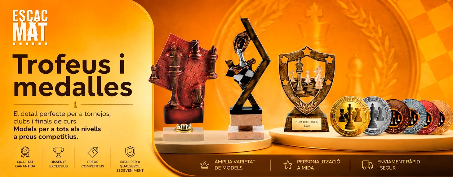 Trofeus, copes, medalles per a clubs, col&middot;legis