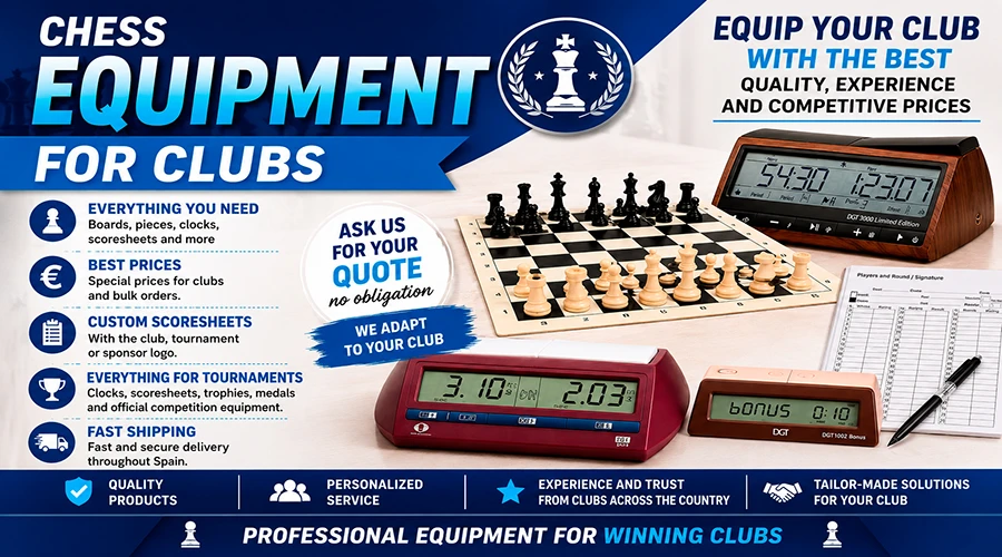 Chess equipment for clubs