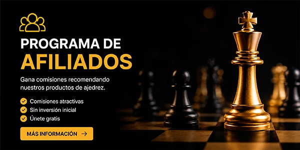Programa de afiliados tienda ajedrez EscaciMat